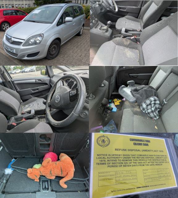 Internal and external views of the Zafira