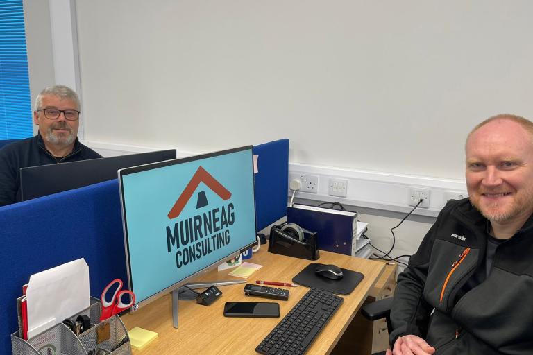 Photograph of Stewart Wilson and Iain Morrison, Muirneag Consulting Ltd
