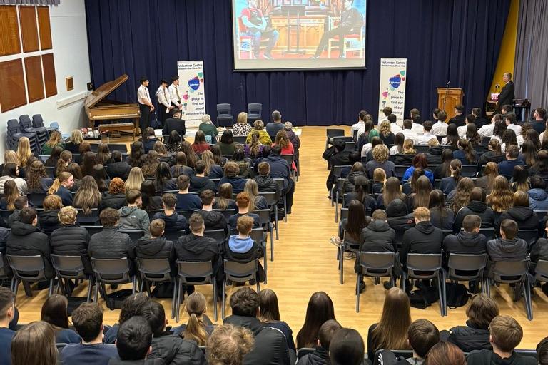 The YPI final event in The Nicolson Institute