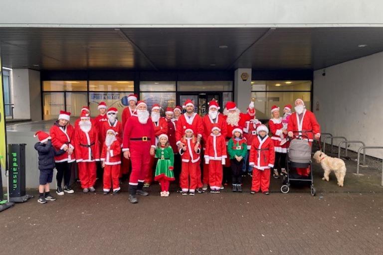 Santa's ready to run