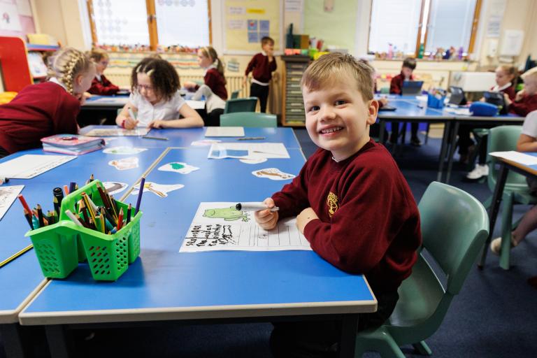 Gaelic Medium Pupils Class Photo