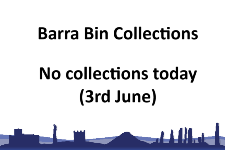 Text on no Barra Bins being collected